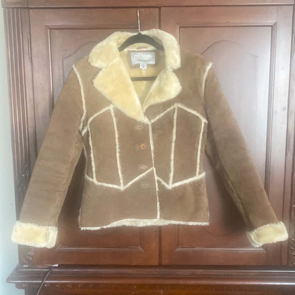 Wilson’s Leather Maxima Coat.medium. For women.